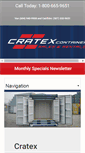 Mobile Screenshot of cratexcontainer.com